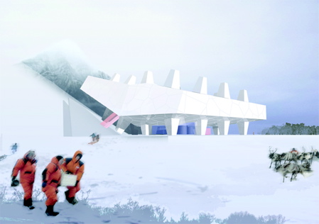 Mammoth and Permafrost Museum by Leeser Arch.