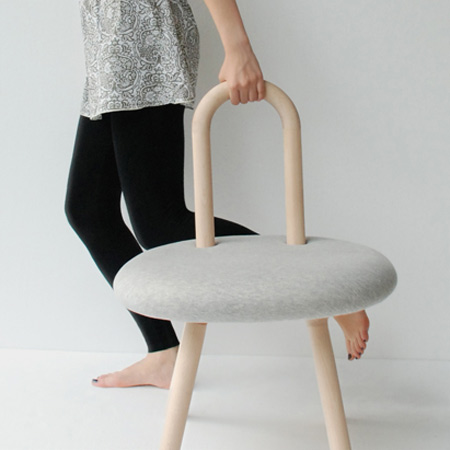 Chair, lamp & crane by Studio Juju Chair, lamp & crane by Studio Juju