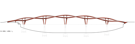 Nanhe River Landscape Bridge by WXY Architecture Nanhe River Landscape Bridge by WXY Architecture
