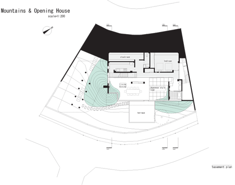 Mountains and Opening House by EASTERN Design Office Mountains and Opening House by EASTERN Design Office