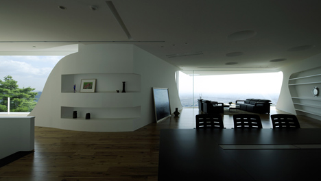 Mountains and Opening House by Eastern Desighn Office Mountains and Opening House by Eastern Desighn Office