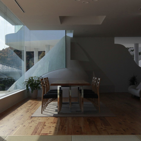 Mountains and Opening House by Eastern Desighn Office Mountains and Opening House by Eastern Desighn Office