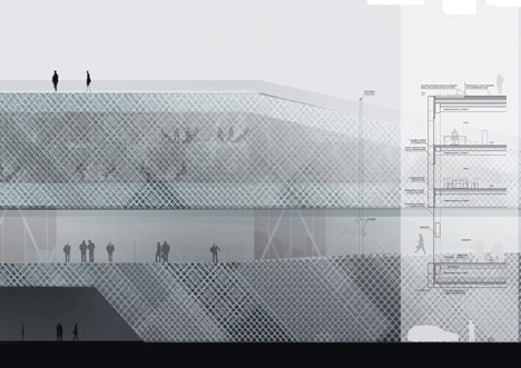 Ferry Terminal Stockholm by CF Moller