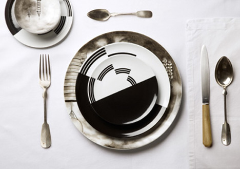 Flying City Tableware by Carsten Höller Flying City Tableware by Carsten Höller