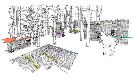 Jardin de la Connaissance by Rodney LaTourelle and 100 Landschaftsarchitektur Jardin de la Connaissance by Rodney LaTourelle and 100 Landschaftsarchitektur