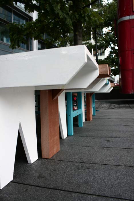 Bench by Raw Edges for Bench 10 