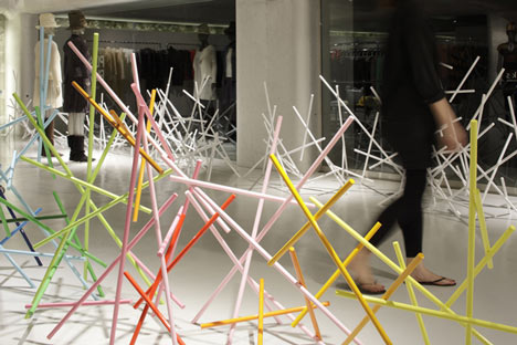 Sticks by Emmanuelle Moureaux for Issey Miyake Sticks by Emmanuelle Moureaux for Issey Miyake