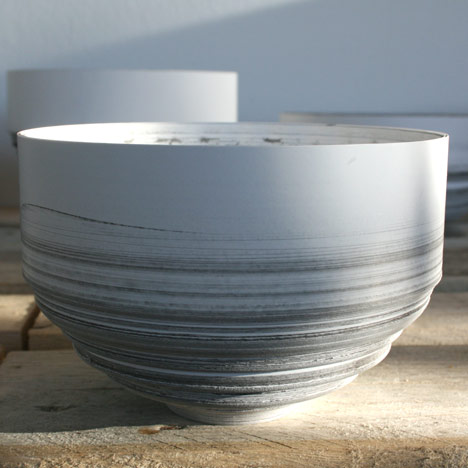 Thermal Till Paper Vessels by Philippe Malouin