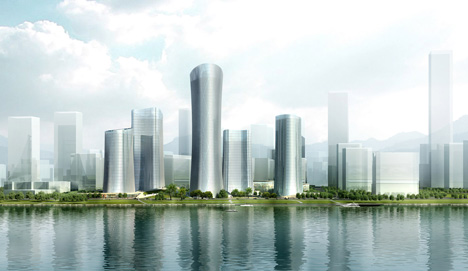 Central Business District Wenzhou by Henn Architekten Central Business District Wenzhou by Henn Architekten