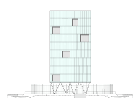 Zaisa Office Tower by Hoz Fontán Arquitectos