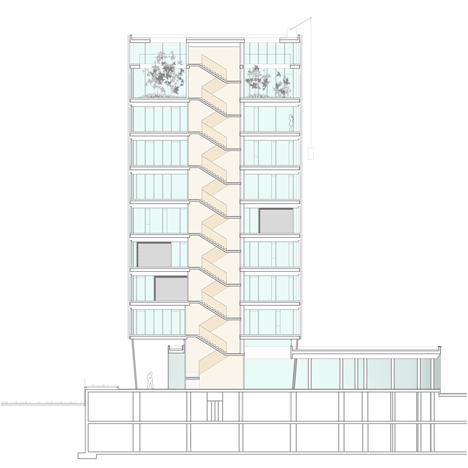 Zaisa Office Tower by Hoz Fontán Arquitectos