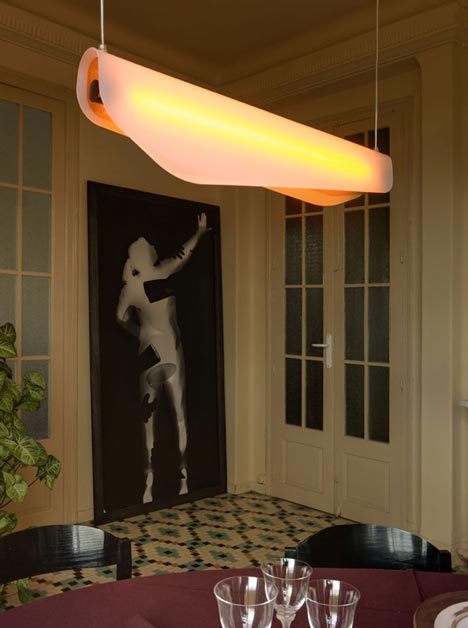 Algae lamp by Christian Vivanco