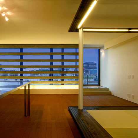 House with a Concrete Louver by StudioGreenBlue 