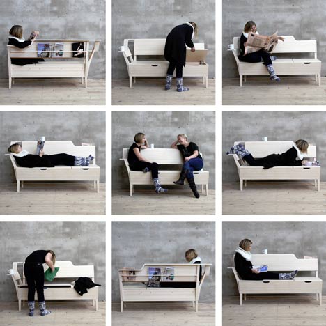 Kitchen Sofa by Emma Nilsson, Johanna Westin and Lisa Frode Kitchen Sofa by Emma Nilsson, Johanna Westin and Lisa Frode