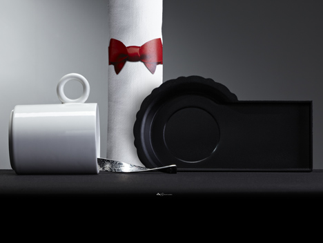 Tableware by Marcel Wanders for KLM