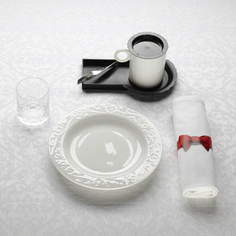 Tableware by Marcel Wanders for KLM