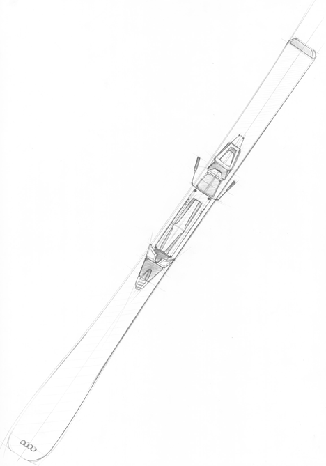 Audi Carbon Ski by Audi Concept Design Munich Audi Carbon Ski by Audi Concept Design Munich