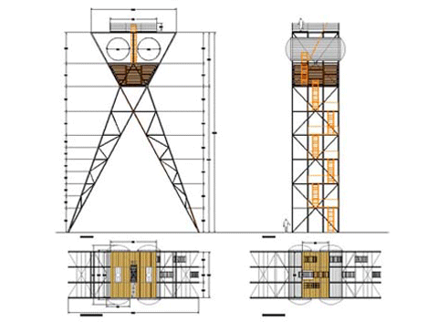 Water Storage Tower by GRG Arquitectos Water Storage Tower by GRG Arquitectos
