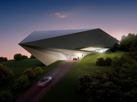 Dezeen_Zaha_Hadid_Architects_Dubrovnik_Rock02 Prototype villa for golf and spa club, Dubrovnik by Zaha Hadid Architects