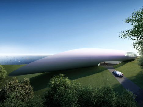 Dezeen_Zaha_Hadid_Architects_Dubrovnik_Shell05 Prototype villa for golf and spa club, Dubrovnik by Zaha Hadid Architects