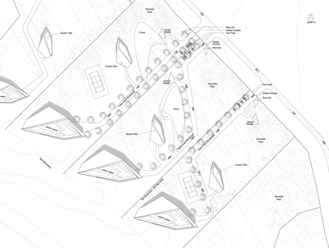 Concept villas for golf and spa resort by Zaha Hadid Architects Rock Concept villas for golf and spa resort by Zaha Hadid Architects Rock