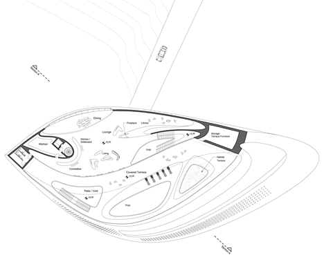 Concept villas for golf and spa resort by Zaha Hadid Architects Shell Concept villas for golf and spa resort by Zaha Hadid Architects Shell