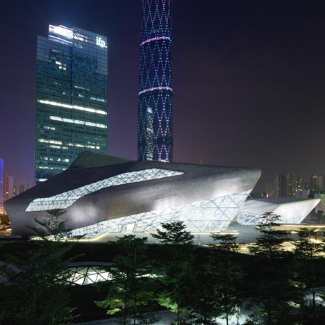 Guangzhou Opera House by Zaha Hadid Architects
