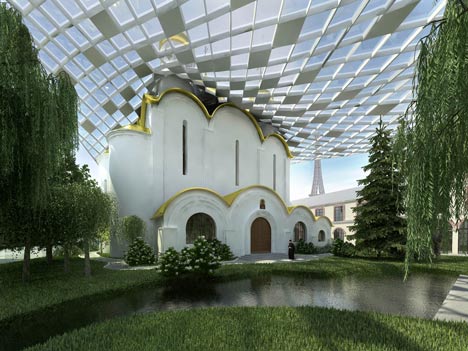 Cultural and Spiritual Russian Orthodox Center in Paris by Arch Group Cultural and Spiritual Russian Orthodox Center in Paris by Arch Group