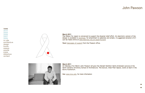 Ribbons for Japan by John Pawson
