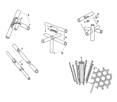 Bamboo-steel chair by Nendo for Yii Bamboo-steel chair by Nendo for Yii