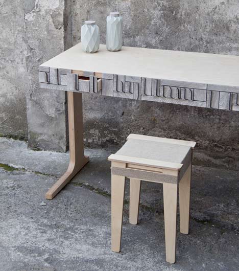 NewspaperWood by Mieke Meijer and Vij5 NewspaperWood by Mieke Meijer and Vij5