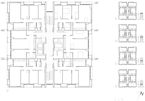 Social Housing Tower in Plaza Europa by R+B Arqts Social Housing Tower in Plaza Europa by R+B Arqts