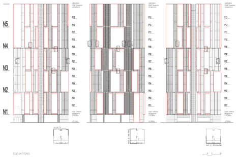 Social Housing Tower in Plaza Europa by R+B Arqts Social Housing Tower in Plaza Europa by R+B Arqts