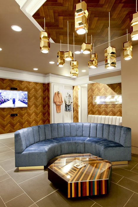 Topman personal shopping suite by Lee Broom