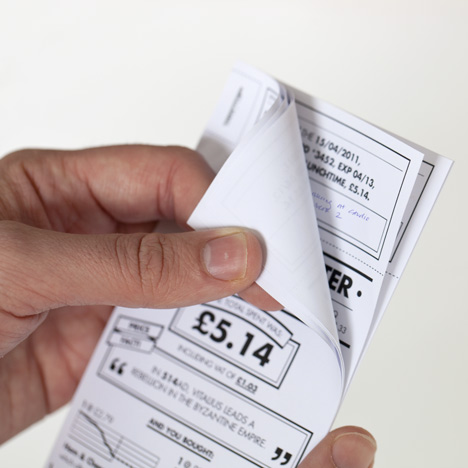 Receipt redesign by BERG Receipt redesign by BERG