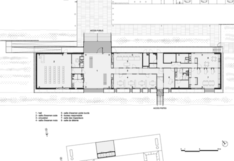Centre d'Examen du Permis by Samuel Delmas Architectes