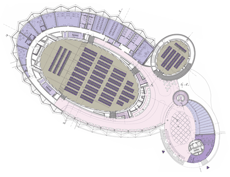 Convention Centre by Eva Jiricna Architects
