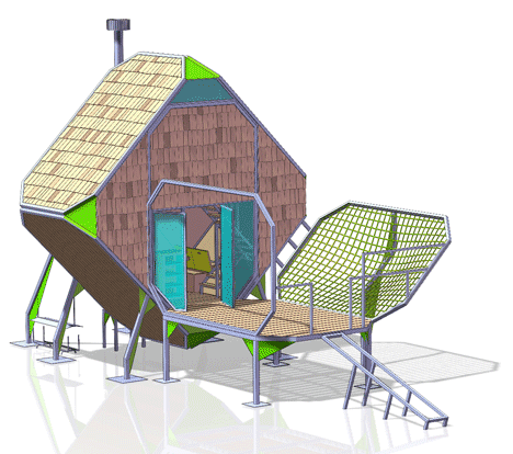 Feral House Nichoir by Matali Crasset Feral House Nichoir by Matali Crasset