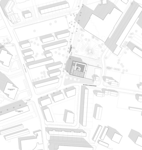 Neighbourhood Centre by Colboc Franzen & Associés