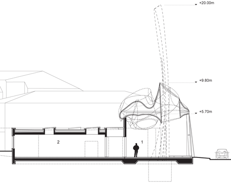 Martin Luther Church Hainburg by Coop Himmelb(l)au
