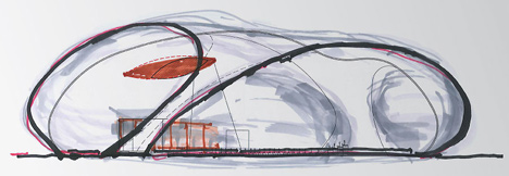 Ark Nova by Anish Kapoor and Arata Isozaki Ark Nova by Anish Kapoor and Arata Isozaki