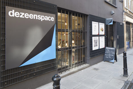 Dezeen Space at 54 Rivington Street Dezeen Space at 54 Rivington Street