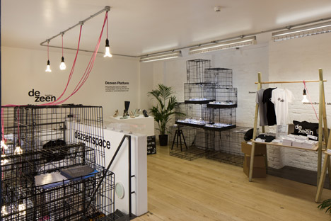 Dezeen Space at 54 Rivington Street Dezeen Space at 54 Rivington Street