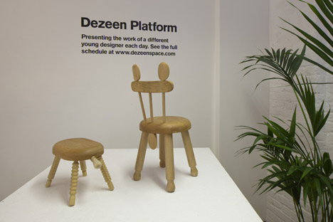 Dezeen Space at 54 Rivington Street Dezeen Space at 54 Rivington Street