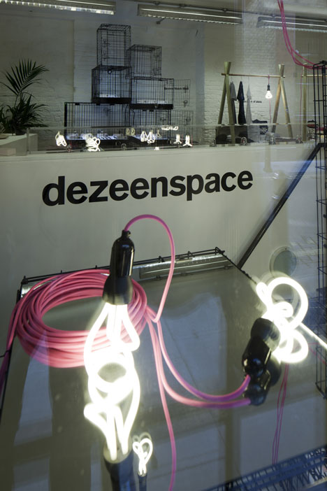 Dezeen Space at 54 Rivington Street Dezeen Space at 54 Rivington Street
