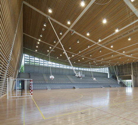 Monconseil Sports Hall by Explorations Architecture