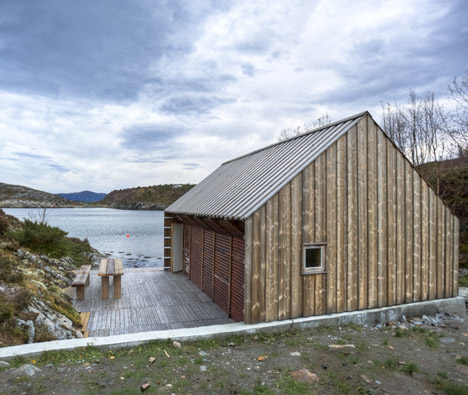 Naust paa Aure by TYIN tegnestue Architects Naust paa Aure by TYIN tegnestue Architects