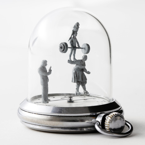 Watch sculptures - Moments in Time by Dominic Wilcox