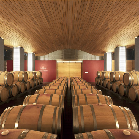 Wine Cellars for Vega-Sicilia by Salas Studio