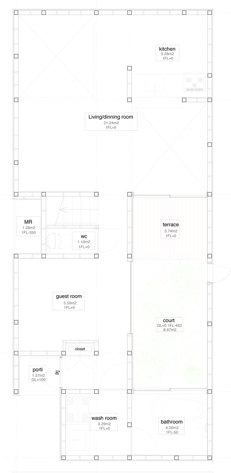 Complex House by Tomohiro Hata Complex House by Tomohiro Hata